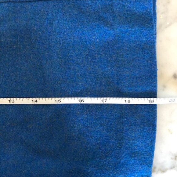 TALBOTS Wool Blend Blue A Line Skirt 10P - Picture 14 of 14